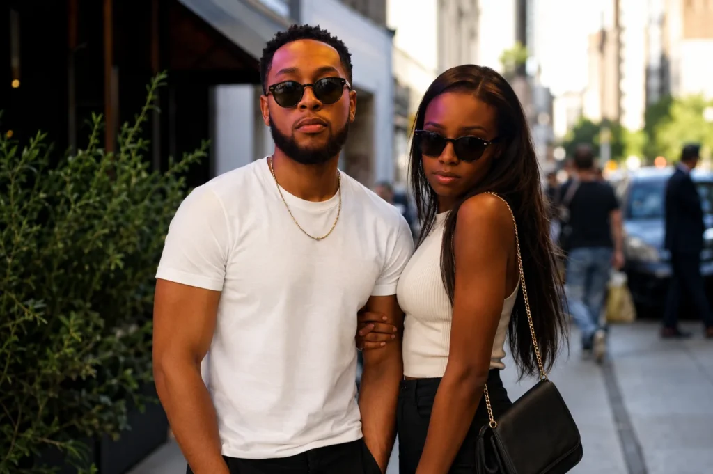Birgundi Baker and Jacob Latimore
