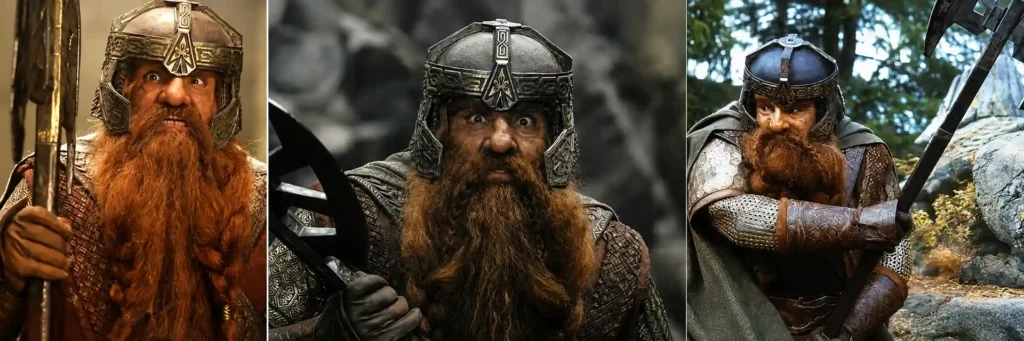 John Rhys-Davies in Lord of the Rings