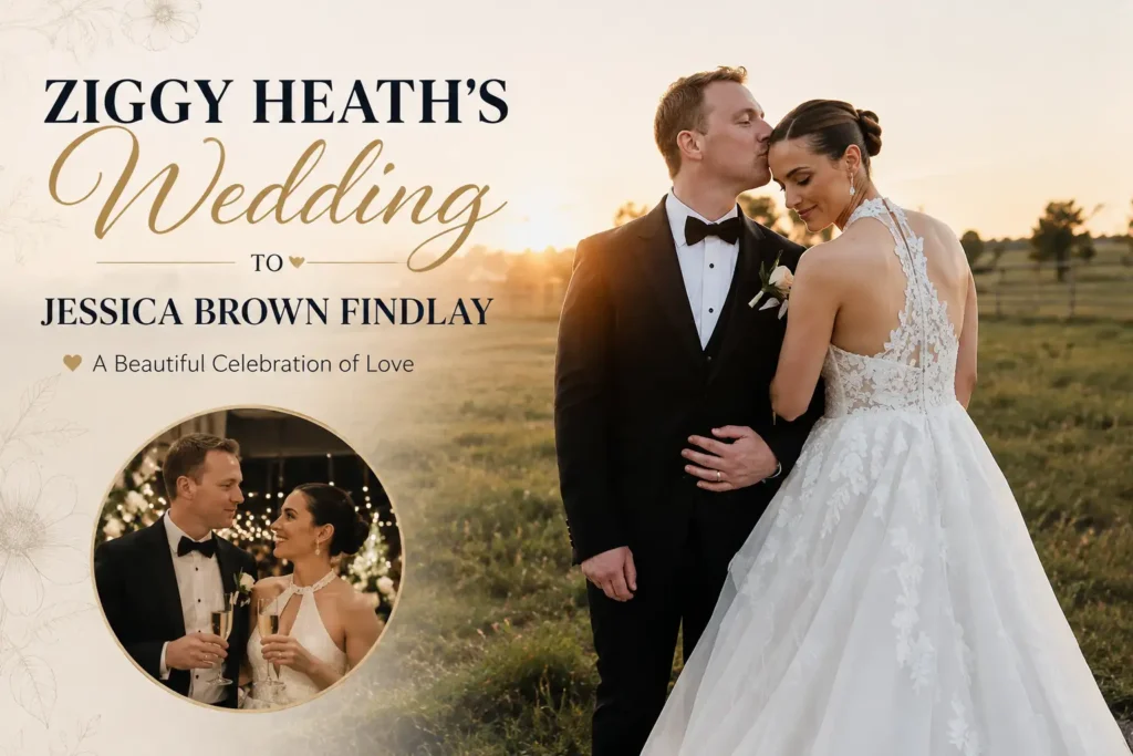 Ziggy Heath's Wedding To Jessica Brown Findlay