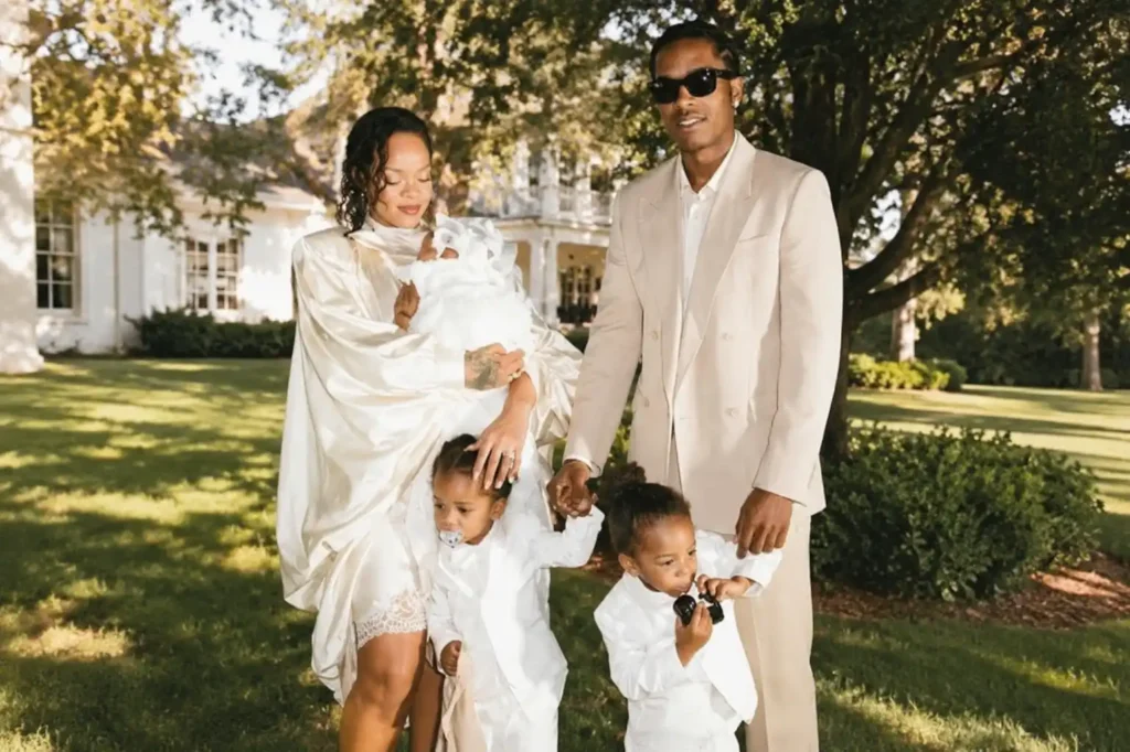 A$AP Rocky, Rihanna and Their Family