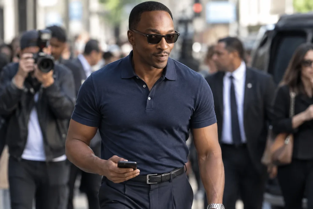 The Anthony Mackie Meme Face: "He Knows Something"